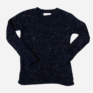 Peek M(6-7) Glitter knit sweater navy